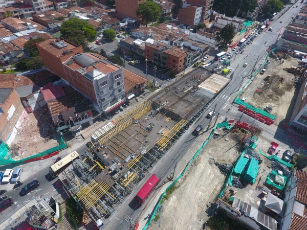 Inició la construcción del puente elevado de la calle Colombia con la avenida 80